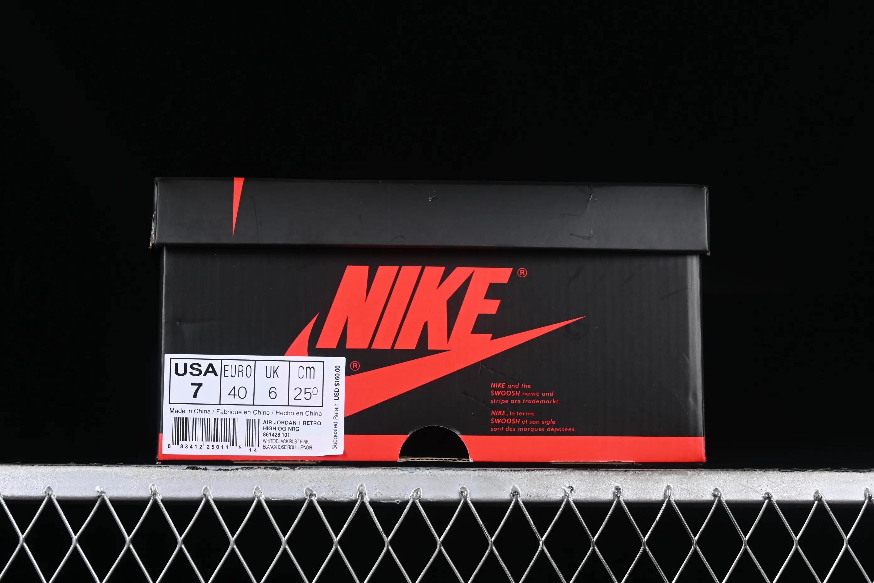 All categories Air Jordan Jordan series basketball shoes Air Jordan 1 High Air Jordan 1 Retro High OG "Rust Pink" AJ1 Joe 1 light pink 861428-101